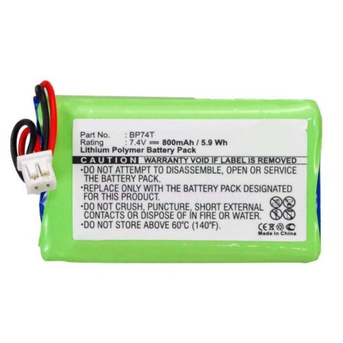 Dogtra 2500B Transmitter készülékhez kutyakiképző akkumulátor (Li-Polymer, 800mAh / 5.92Wh, 7.4V) - Utángyártott