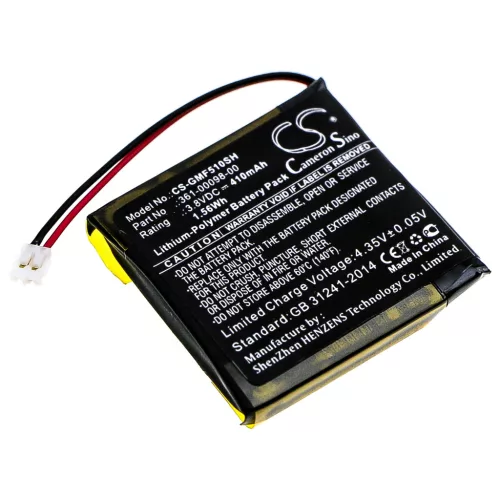 Garmin 361-00098-00 helyettesítő okosóra akkumulátor (Li-Polymer, 410mAh / 1.56Wh, 3.8V) - Utángyártott
