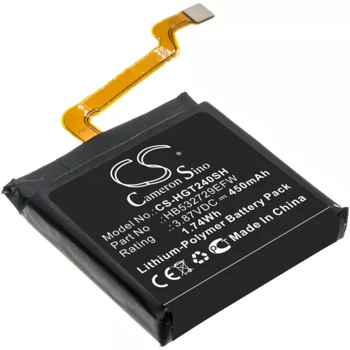 Huawei HB532729EFW helyettesítő okosóra akkumulátor (Li-Polymer, 450mAh / 1.74Wh, 3.87V) - Utángyártott