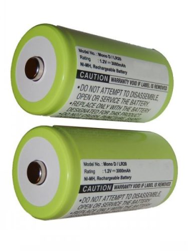 ROCKHART UKW Baustellenradio készülékhez 2 db rádió akkumulátor (NiMh, 3000mAh / 3.6Wh, 1.2V) - Utángyártott