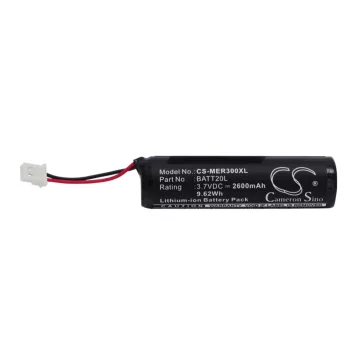   Midland ER200, ER300 készülékekhez rádió akkumulátor (Li-Ion, 2600mAh / 9.62Wh, 3.7V) - Utángyártott