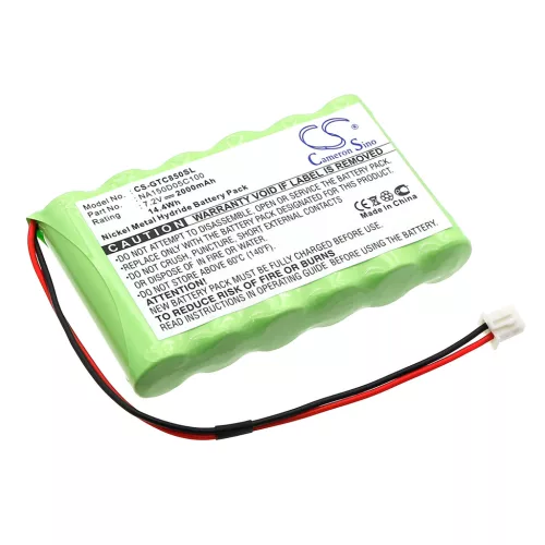 Graetz NA150D05C100 helyettesítő rádió akkumulátor (NiMh, 2000mAh / 14.4Wh, 7.2V) - Utángyártott