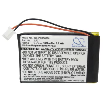  Pure Digital Pocket DAB1500 készülékhez rádió akkumulátor (Li-Polymer, 1800mAh / 6.66Wh, 3.7V) - Utángyártott