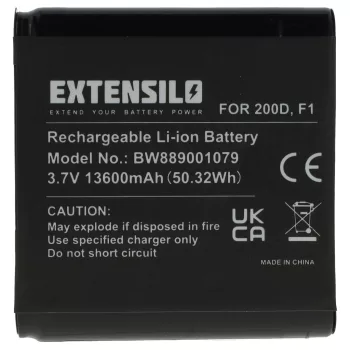   Pure ChargePAK F1, F1 helyettesítő rádió akkumulátor (Li-Ion, 13600mAh / 50.32Wh, 3.7V) - Utángyártott