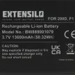Pure ChargePAK F1, F1 helyettesítő rádió akkumulátor (Li-Ion, 13600mAh / 50.32Wh, 3.7V) - Utángyártott