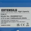 Pure E1 helyettesítő rádió akkumulátor (Li-Ion, 13400mAh / 49.58Wh, 3.7V) - Utángyártott