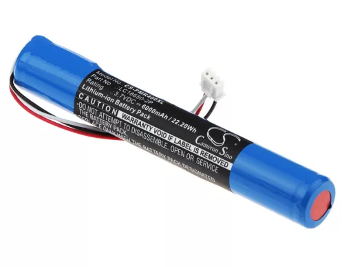 Pure LC18650-2P helyettesítő rádió akkumulátor (Li-Ion, 6000mAh / 22.2Wh, 3.7V) - Utángyártott