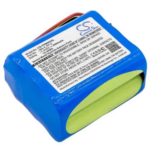 Teac BP-R1, BP-R12EU, BP-R1EU helyettesítő rádió akkumulátor (NiMh, 2000mAh / 14.4Wh, 7.2V) - Utángyártott