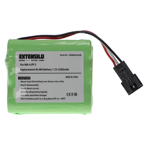 Teac BP-R1, BP-R12EU helyettesítő rádió akkumulátor (NiMh, 2200mAh / 15.84Wh, 7.2V) - Utángyártott