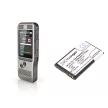 Philips Pocket Memo DPM6000 készülékhez diktafon akkumulátor (Li-Ion, 1250mAh / 4.63Wh, 3.7V) - Utángyártott