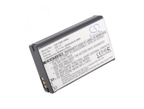 Tascam DR-1, DR-100 készülékekhez diktafon akkumulátor (Li-Ion, 1800mAh / 6.66Wh, 3.7V) - Utángyártott