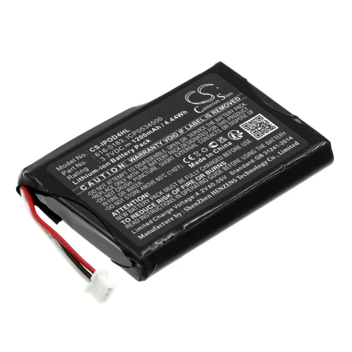 Apple 616-0183 helyettesítő MP3-lejátszó akkumulátor (Li-Ion, 1200mAh / 4.44Wh, 3.7V) - Utángyártott