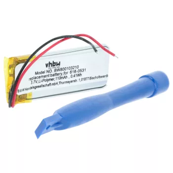   Apple 616-0531 helyettesítő MP3-lejátszó akkumulátor (Li-Polymer, 110mAh / 0.41Wh, 3.7V) - Utángyártott