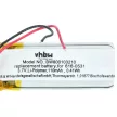 Apple 616-0531 helyettesítő MP3-lejátszó akkumulátor (Li-Polymer, 110mAh / 0.41Wh, 3.7V) - Utángyártott