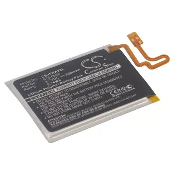   Apple 616-0639 helyettesítő MP3-lejátszó akkumulátor (Li-Polymer, 200mAh / 0.74Wh, 3.7V) - Utángyártott
