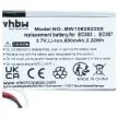Apple EC003, EC007 helyettesítő MP3-lejátszó akkumulátor (Li-Ion, 600mAh / 2.22Wh, 3.7V) - Utángyártott