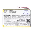 Apple P325385A4H helyettesítő MP3-lejátszó akkumulátor (Li-Polymer, 1600mAh / 5.92Wh, 3.7V) - Utángyártott