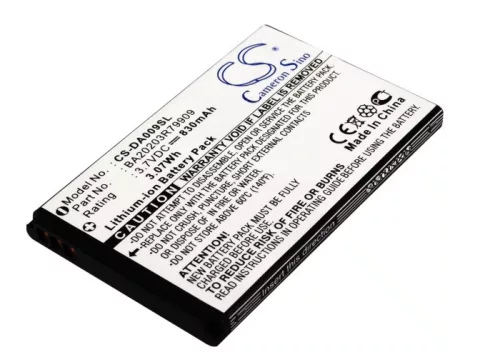 Creative BA20203R79909 helyettesítő MP3-lejátszó akkumulátor (Li-Ion, 830mAh / 3.07Wh, 3.7V) - Utángyártott