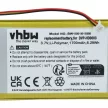 Creative Labs BA20603R79914 helyettesítő MP3-lejátszó akkumulátor (Li-Polymer, 1700mAh / 6.29Wh, 3.7V) - Utángyártott