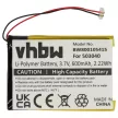 Samsung 503040 helyettesítő MP3-lejátszó akkumulátor (Li-Ion, 600mAh / 2.22Wh, 3.7V) - Utángyártott