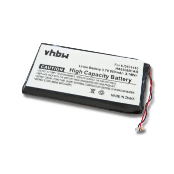   Samsung 6J0601410 helyettesítő MP3-lejátszó akkumulátor (Li-Ion, 850mAh / 3.15Wh, 3.7V) - Utángyártott