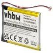 Samsung A157336004752 helyettesítő MP3-lejátszó akkumulátor (Li-Polymer, 450mAh / 1.67Wh, 3.7V) - Utángyártott