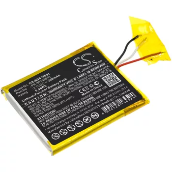   SanDisk PR-303038PL helyettesítő MP3-lejátszó akkumulátor (Li-Polymer, 260mAh / 0.96Wh, 3.7V) - Utángyártott
