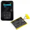SanDisk PR-303038PL helyettesítő MP3-lejátszó akkumulátor (Li-Polymer, 260mAh / 0.96Wh, 3.7V) - Utángyártott