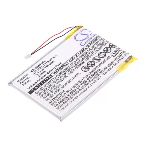 Sony 1-756-763-11 helyettesítő MP3-lejátszó akkumulátor (Li-Ion, 750mAh / 2.78Wh, 3.7V) - Utángyártott