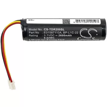   Tascam BP-L1C-22 helyettesítő MP3-lejátszó akkumulátor (Li-Ion, 2600mAh / 9.62Wh, 3.7V) - Utángyártott