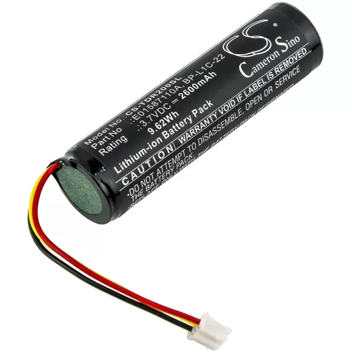 Tascam BP-L1C-22 helyettesítő MP3-lejátszó akkumulátor (Li-Ion, 2600mAh / 9.62Wh, 3.7V) - Utángyártott