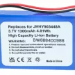 Albrecht 083448 helyettesítő rádió akkumulátor (Li-Ion, 1300mAh / 4.81Wh, 3.7V) - Utángyártott