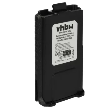   Baofeng BL-5 helyettesítő rádió akkumulátor (Li-Ion, 1800mAh / 13.32Wh, 7.4V) - Utángyártott