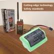 Uniden BC-220, BC-230 készülékekhez rádió akkumulátor (NiMh, 1200mAh / 5.76Wh, 4.8V) - Utángyártott