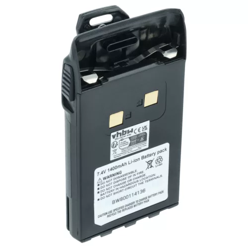 Wouxun DB48, KF-679 készülékekhez rádió akkumulátor (Li-Ion, 1400mAh / 12.58Wh, 7.4V) - Utángyártott