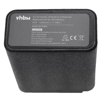   Motorola NTN4585, NTN4824A helyettesítő rádió akkumulátor (NiMh, 1200mAh / 11.52Wh, 9.6V) - Utángyártott