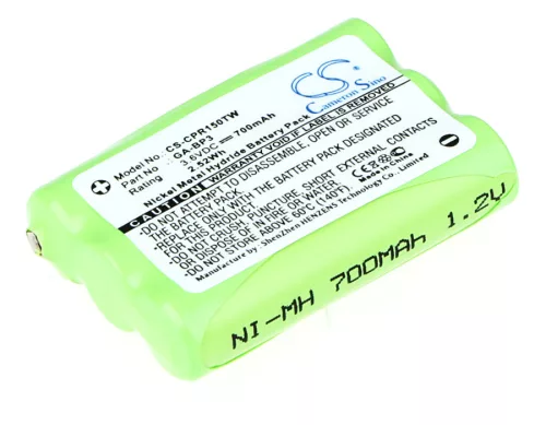 Cobra GA-BP3 helyettesítő rádió akkumulátor (NiMh, 700mAh / 2.52Wh, 3.6V) - Utángyártott