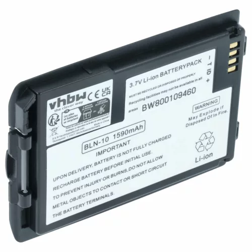 EADS BLN-10, HT9980AA helyettesítő rádió akkumulátor (Li-Ion, 1590mAh / 5.88Wh, 3.7V) - Utángyártott
