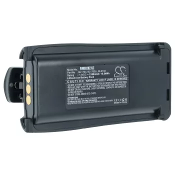   Hyt / Hytera TC 800M készülékhez rádió akkumulátor (Li-Ion, 2100mAh / 15.54Wh, 7.4V) - Utángyártott