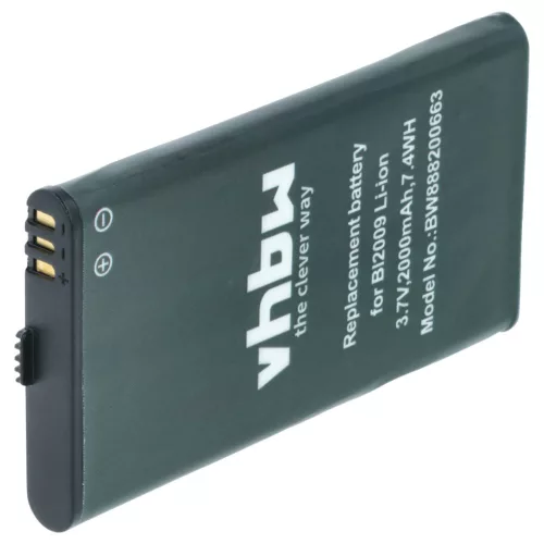 Hytera BL2009 helyettesítő rádió akkumulátor (Li-Ion, 2000mAh / 7.4Wh, 3.7V) - Utángyártott
