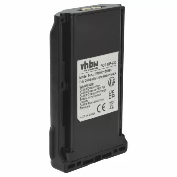   Icom BJ-2000, BP-230 helyettesítő rádió akkumulátor (Li-Ion, 2500mAh / 18.5Wh, 7.4V) - Utángyártott