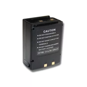   Icom BP-166, CM-166, CM-166S helyettesítő rádió akkumulátor (NiMh, 1000mAh / 12Wh, 12V) - Utángyártott