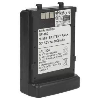   Icom BP-173, BP-180, BP-180H helyettesítő rádió akkumulátor (NiMh, 1000mAh / 7.2Wh, 7.2V) - Utángyártott