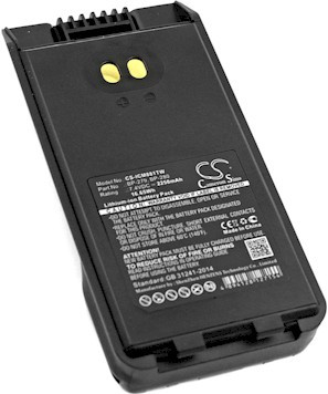 Icom BP-279, BP-280 helyettesítő rádió akkumulátor (Li-Ion, 2250mAh / 16.65Wh, 7.4V) - Utángyártott