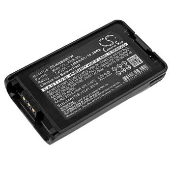   Kenwood KNB-24, KNB-24L helyettesítő rádió akkumulátor (Li-Ion, 1400mAh / 10.36Wh, 7.4V) - Utángyártott