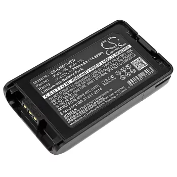   Kenwood KNB-24, KNB-24L helyettesítő rádió akkumulátor (Li-Ion, 2000mAh / 14.8Wh, 7.4V) - Utángyártott