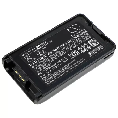 Kenwood KNB-24L, KNB-35L helyettesítő rádió akkumulátor (Li-Ion, 3300mAh / 24.42Wh, 7.4V) - Utángyártott