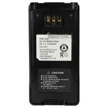   Kenwood KNB-31A, KNB-32N helyettesítő rádió akkumulátor (NiMh, 2100mAh / 15.12Wh, 7.2V) - Utángyártott
