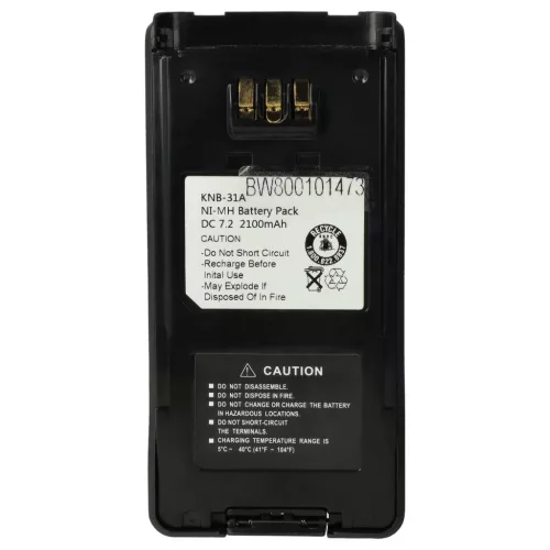 Kenwood KNB-31A, KNB-32N helyettesítő rádió akkumulátor (NiMh, 2100mAh / 15.12Wh, 7.2V) - Utángyártott