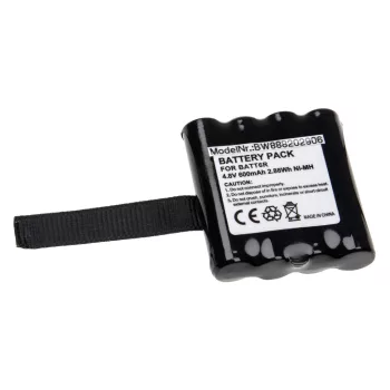   Uniden BP-38, BP-39, BP-40 helyettesítő rádió akkumulátor (NiMh, 600mAh / 2.88Wh, 4.8V) - Utángyártott